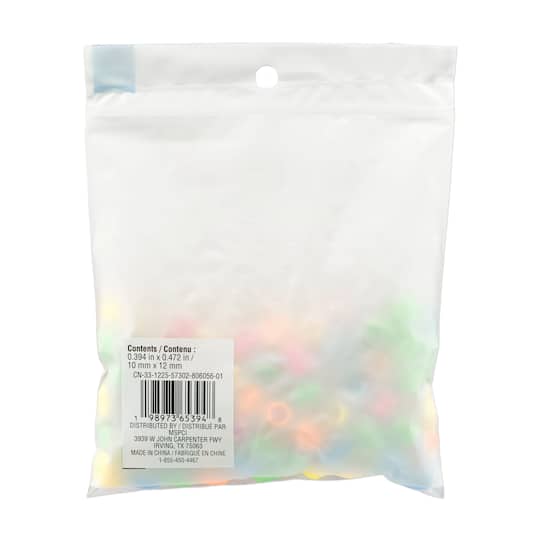 10mm x 12mm Pony Beads